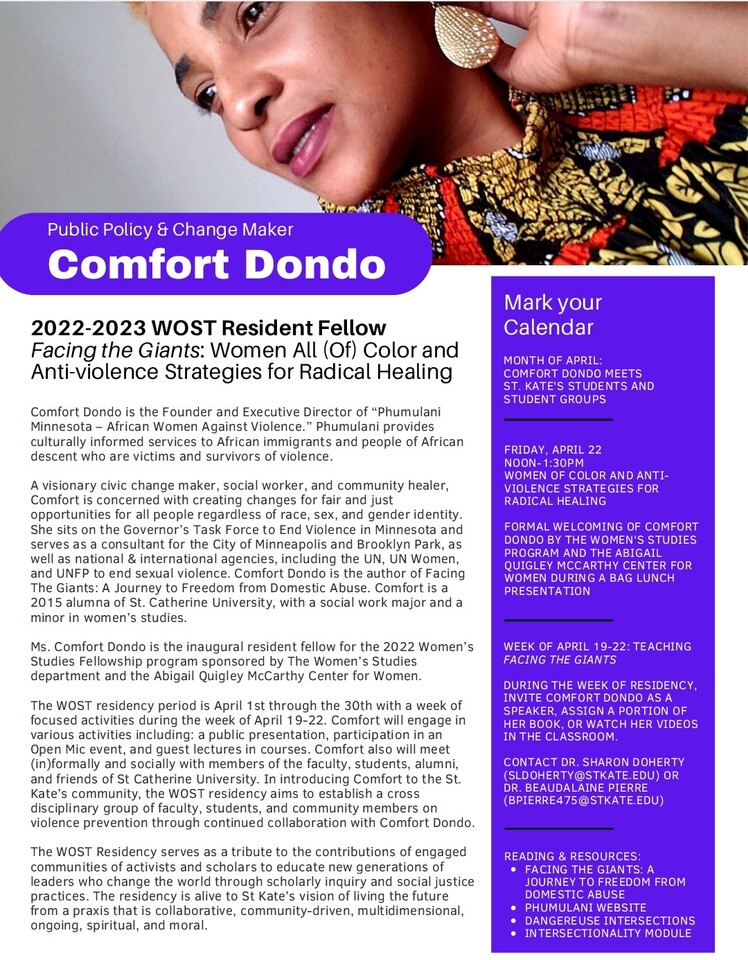 COMFORT DONDO - Public policy and Change Maker