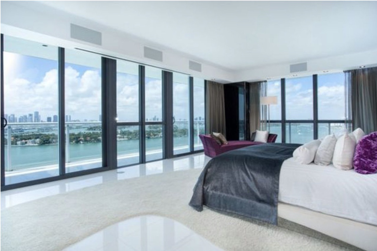 Stunning penthouse bedroom - Inspiring must watch video below - The most amazing Penthouse in Miami